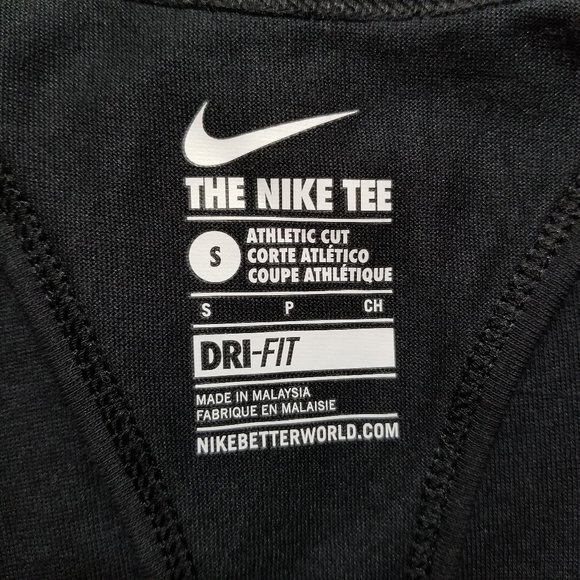 Nike top Small Sweat Now Glow Later graphic slogan tank workout athletic gym - Picture 8 of 11